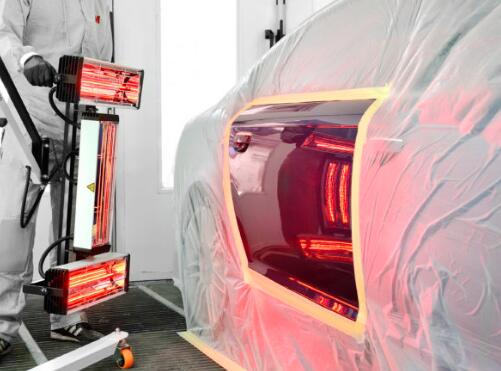 The application of The car paint infrared drying lamp 