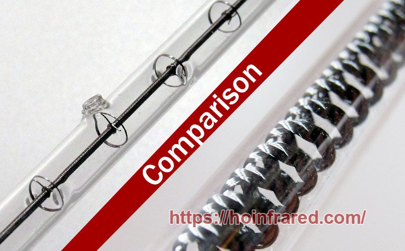 Comparison of quartz heating tube and carbon fiber heating tube