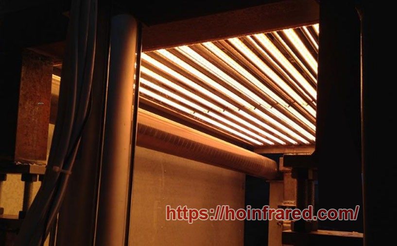 Carbon medium wave semi-gold-plated infrared electric heating tube