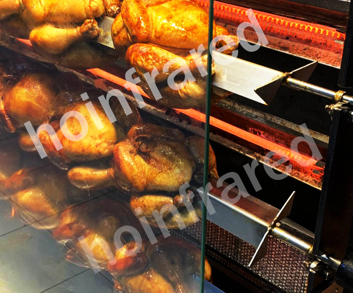 Application of infrared heating tube in barbecue