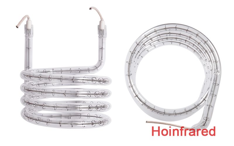  Φ10mm 1200mm 220-480V 1650W Spiral-shaped Heater infrared heating tube